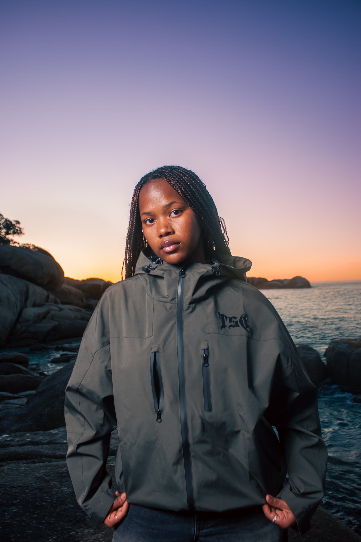 Grey Reactive Waterproof Jacket